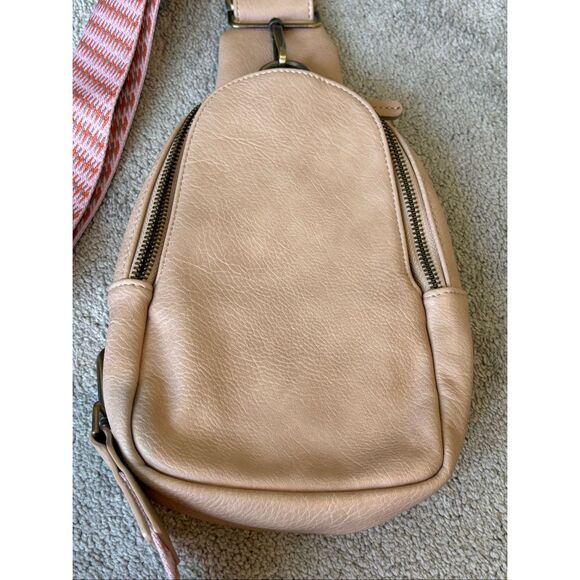 NWOT Anthropologie liberty crossbody sling bag in rose, $85 - Picture 3 of 8